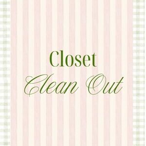 Closet Clean Out /Closet Closing